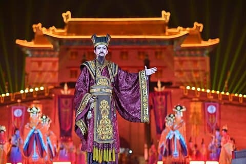 Cérémonie de bienvenue à South Gate et spectacle d'impression à Chang'an