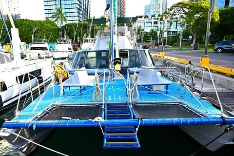 Oahu Catamaran Waikiki solnedgång på 40 fot Katamaran: Mat och BYOB