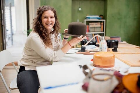 Fedora Hat Workshop with an Expert Artisan in Corbetta near Milan