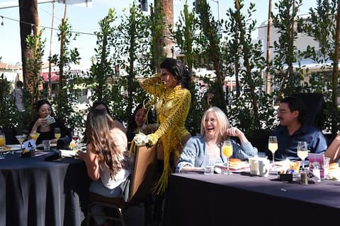Drag Brunch at the Hyatt Palm Springs