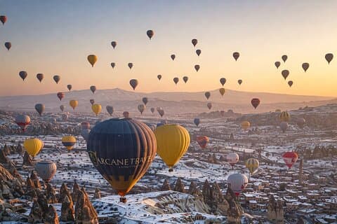 Cappadocië Heteluchtballonvlucht met cadeau