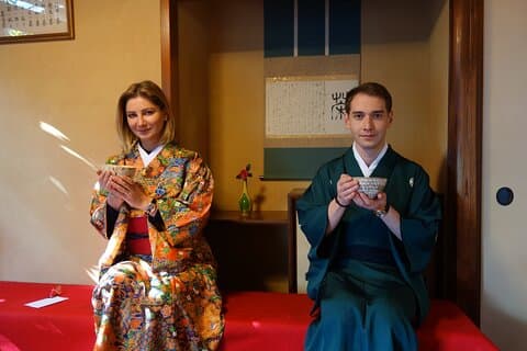 Kyoto : Preço especial - Cerimônia de chá e kimono em Machiya