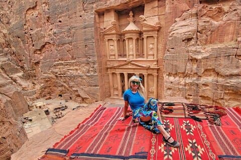 Dagtour met privéchauffeur vanuit Amman: Petra of Petra & Wadi Rum