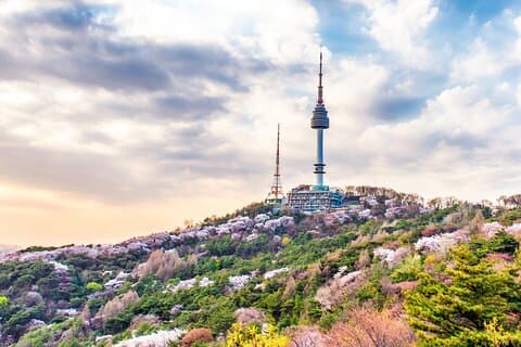 Seoul panorama tur; landemerker og utsikt over byen