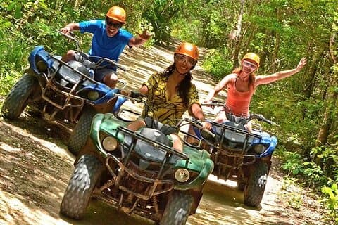 Roatan's Original ATV-n-Dip: ATV & West Bay Beach Experience