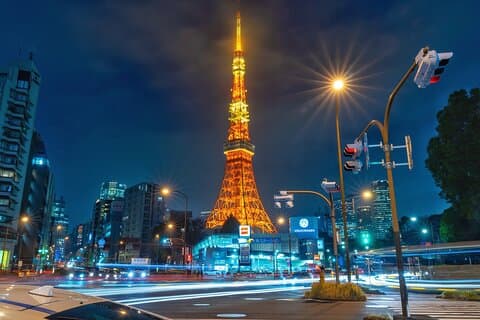 Tokyo Night Drive med en Porsche 911 GT3