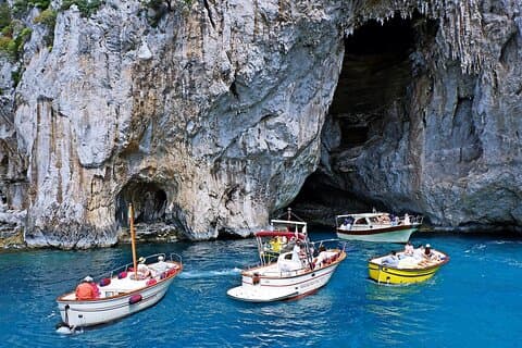 Capri båttur og Anacapri liten gruppe tur