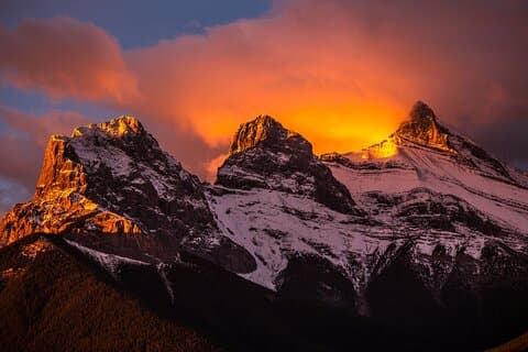 Canmore Sunset and Evening Walking Tour