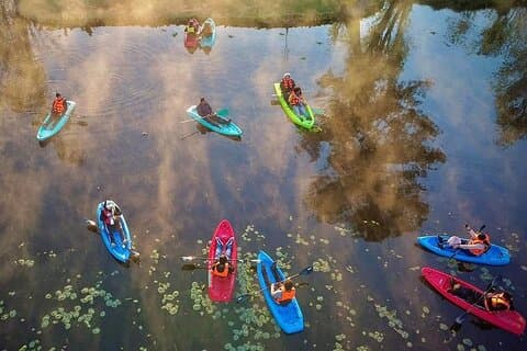 Kajakaventyr genom Xochimilco-kanalerna och Frida Kahlo