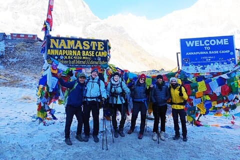 Kathmandu nach Annapurna Base Camp (ABC) Trek 7 - Tagestour