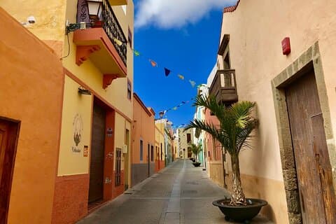 Puerto de la Cruz Altstadt Schätze-Schlösser, Wandmalereien & Pier Ansichten