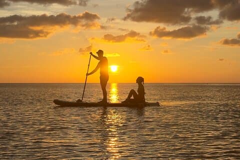 Experiência Sunset Paddle boarding em San Andres