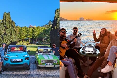 Volledige dag privétour in Sintra met een cruise zonsondergang in Lissabon