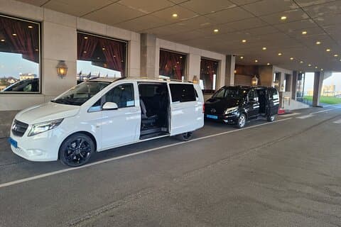 Privat transfer mellem Amsterdam og London med Luxury Van