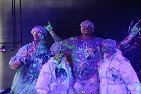 Glow In The Dark Painting With Friends