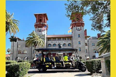 Riding Through History of St.Augustine: Premium Tour with PiCk Up