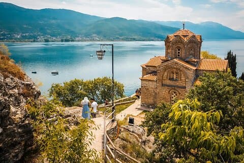 Tour privado de um dia em Ohrid, Macedônia do Norte a partir de Tirana e Durres