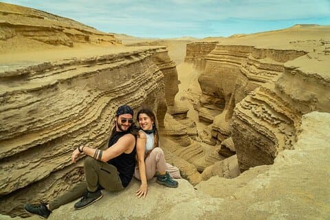 Tur-eventyr i Canyon de los Perdidos fra Huacachina