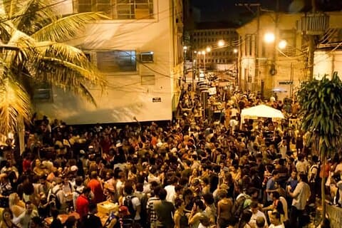 Samba natt i Pedra do Sal med gratis shot av Caipirinha