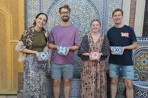Mozaïek- en aardewerktour in Fez