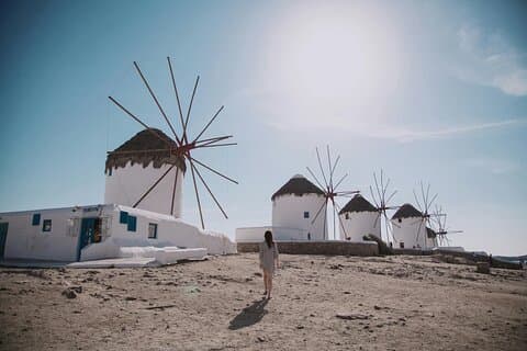 Griekse Odyssee 7-daagse tour in Athene Mykonos Santorini