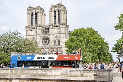 Tour de ville d'une journée à Paris en bus avec Museum Pass