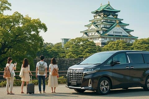 Private Alphard Hire in Osaka city with English Speaking Driver