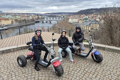 Points de vue panoramiques et visites de Prague sur le vélo électrique