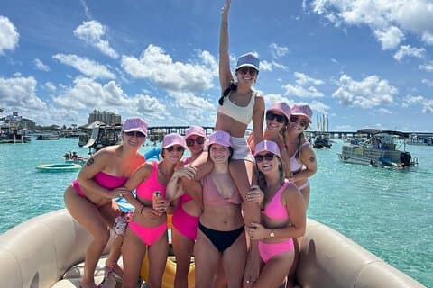 Festa da Ilha do Crab. Lily Pad, Paddleboard, alto-falante e refrigerador