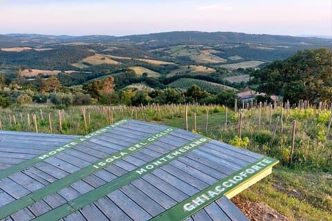 Skydeck - sunset picnic with 360° view of scenic Maremma hills