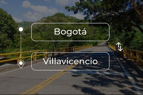 Bogotá hacia o desde Villavicencio Traslado Privado