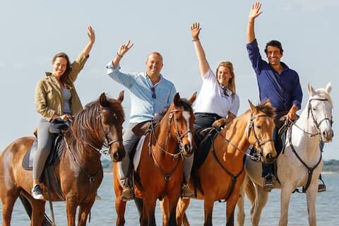 Ridning i Gaio Rosario Beach Portugal