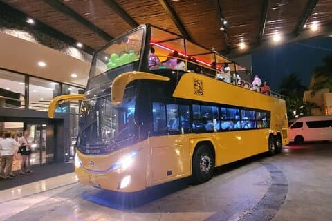 Private Party Bus Loop in Cancun