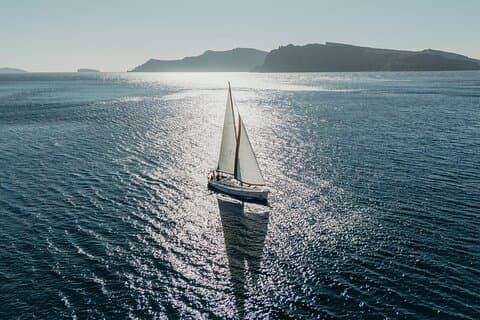 Santorini Semi-private Morning or Sunset Volcano Sailing Tour