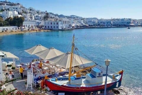 Tour privato Mykonos Beach Orari su misura in paradiso