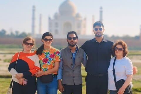 Samme dag Agra-tur til Taj Mahal, Agra Fort og Itmad-ud-Daula