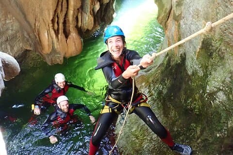 Vanuit Marbella : Canyoningtour in Guadalmina Canyon