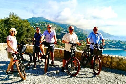 Fantastische Villefranche's Bay & Cape - E-Bike Tour ab Nizza