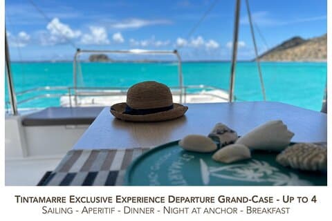 St Martin Gd Case Private cruise: dinner and night in Tintamarre
