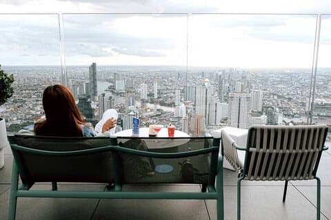 Bangkok Mahanakhon SkyWalk och Skyverse biljett