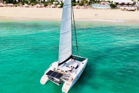 Private Catamaran Excursion in Anguilla with its Turquoise Waters