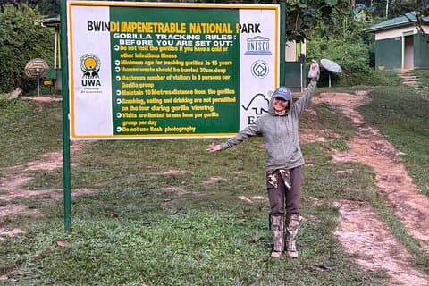 Gorilla Trekking Safari in Oeganda.