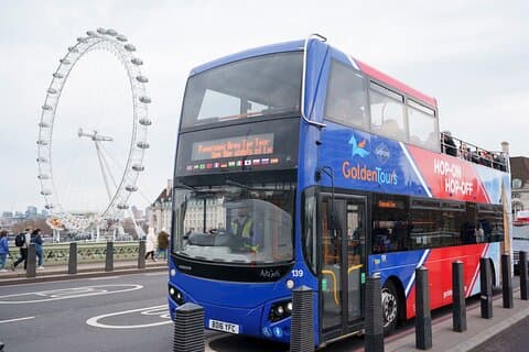 Excursão panorâmica de ônibus panorâmico de Londres com guia de áudio