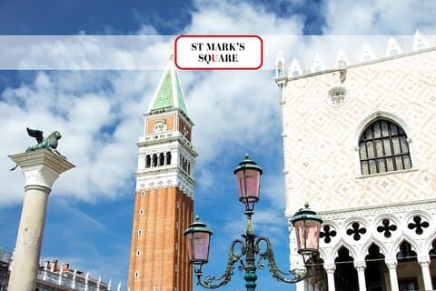 Paso de la Plaza de San Marco : Basílica, Palacio Ducal & Campanario