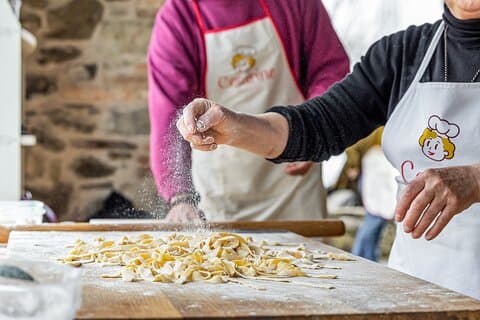 Del din pasta kærlighed i et lokalt hjem i Firenze