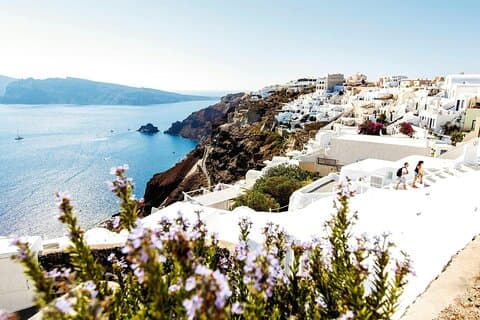 Halvdag helt enkelt Santorini-tur med vinprovning