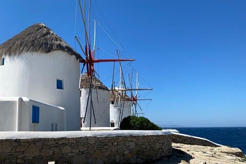 Privat Mykonos Town Walking Tour och Islands Höjdpunkter