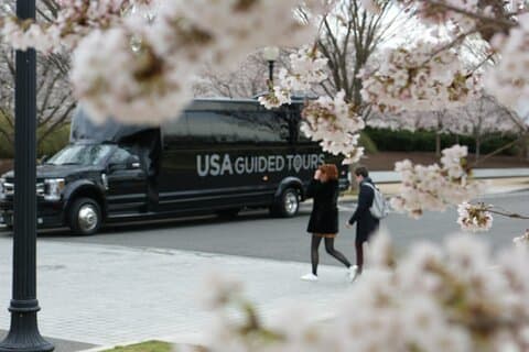 Die DC Kirschblüte Bustour mit Gezeitenbecken geführter Wanderung