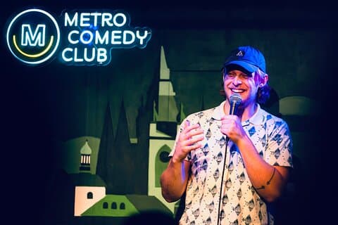 Prags berømte Stand Up Comedy Show på engelsk
