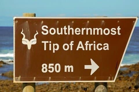 Tour de l'Afrique Cap Aghulas